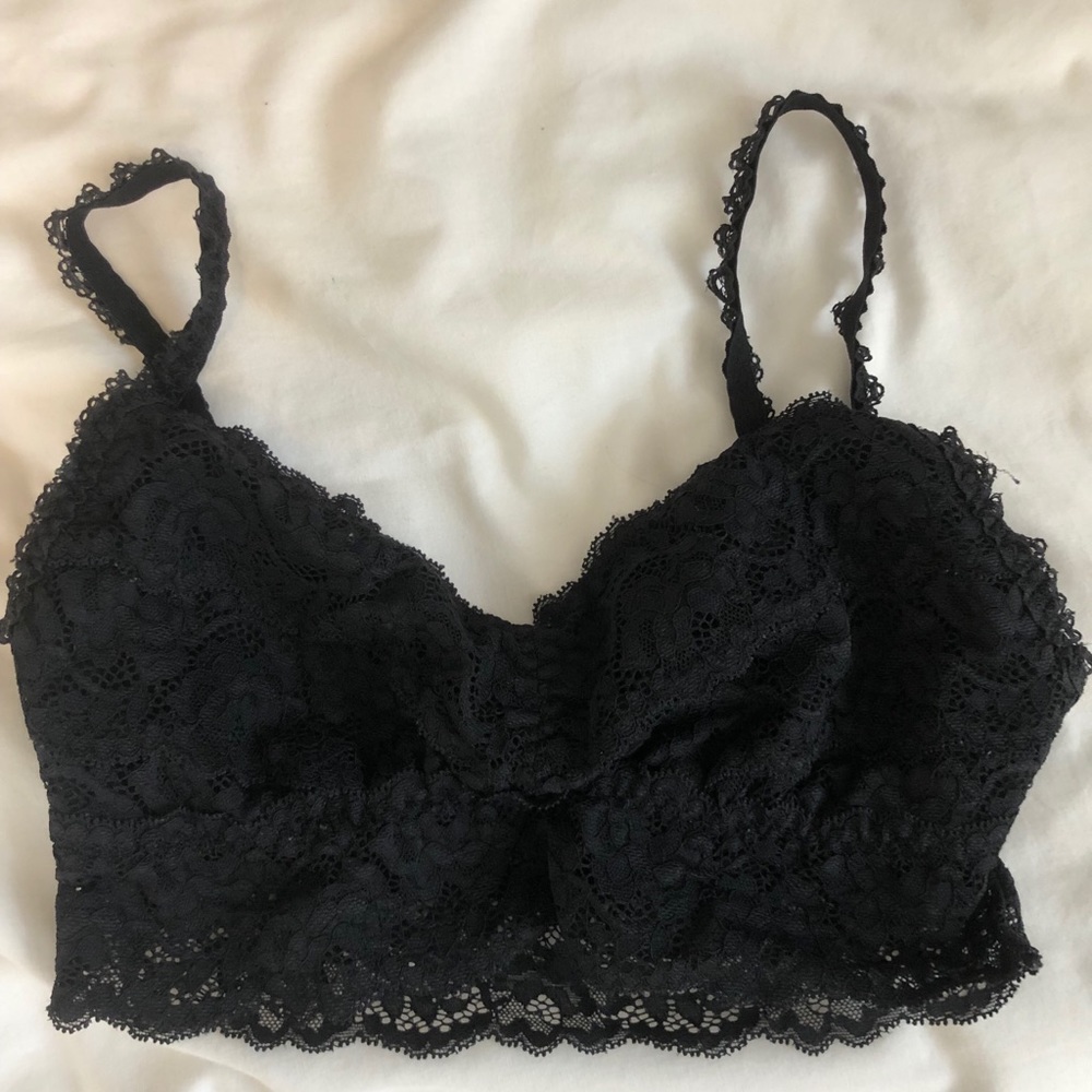 Black Lace Bra